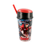 Vaso Cresko Sp755 Avengers C/porta Cereal